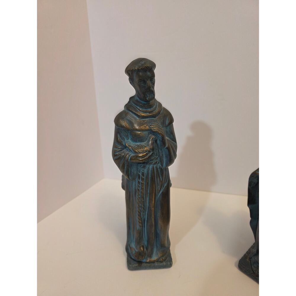Jim Marvin Collection Statues of Mother of Mary & Religious Figural Bookends - Picture 12 of 13
